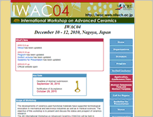 Tablet Screenshot of iwac.web.nitech.ac.jp